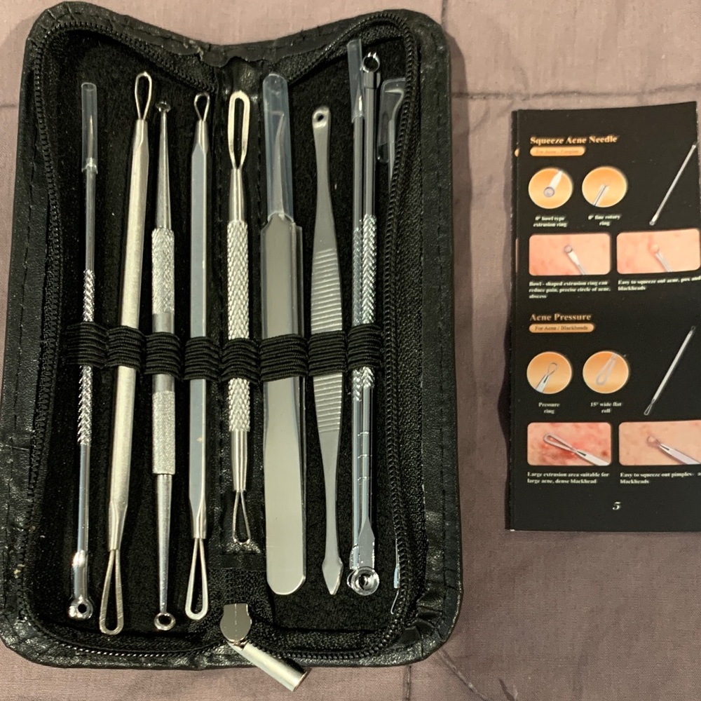 Black Facial Care Tools Manual